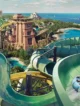 wide panoramic shot of Atlantis Aquaventure Waterpark