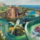 wide panoramic shot of Atlantis Aquaventure Waterpark