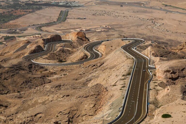 Panoramic shot of Jebel Hafeet Al Ain